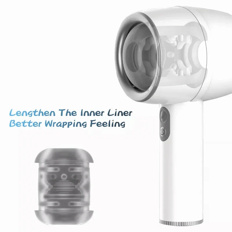 3-Mode Telescopic Male Blowjob Masturbator – Realistic Texture, Discreet Packaging
