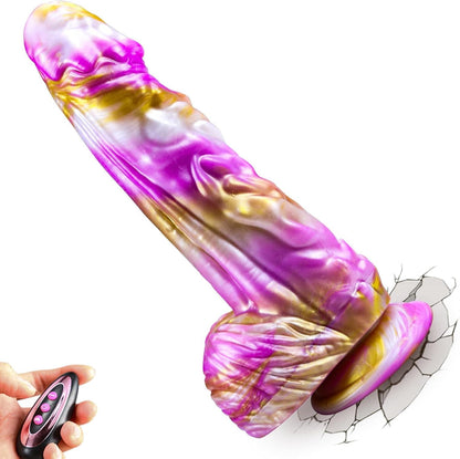 9 Inch Huge Monster Fantasy Dildo Thrusting Vibrator