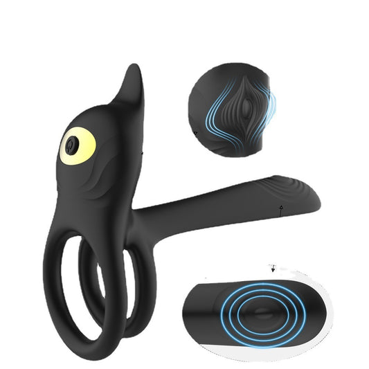 Wireless Remote Control Horseshoe Vibrating Ring – ABS Silicone, 14cm