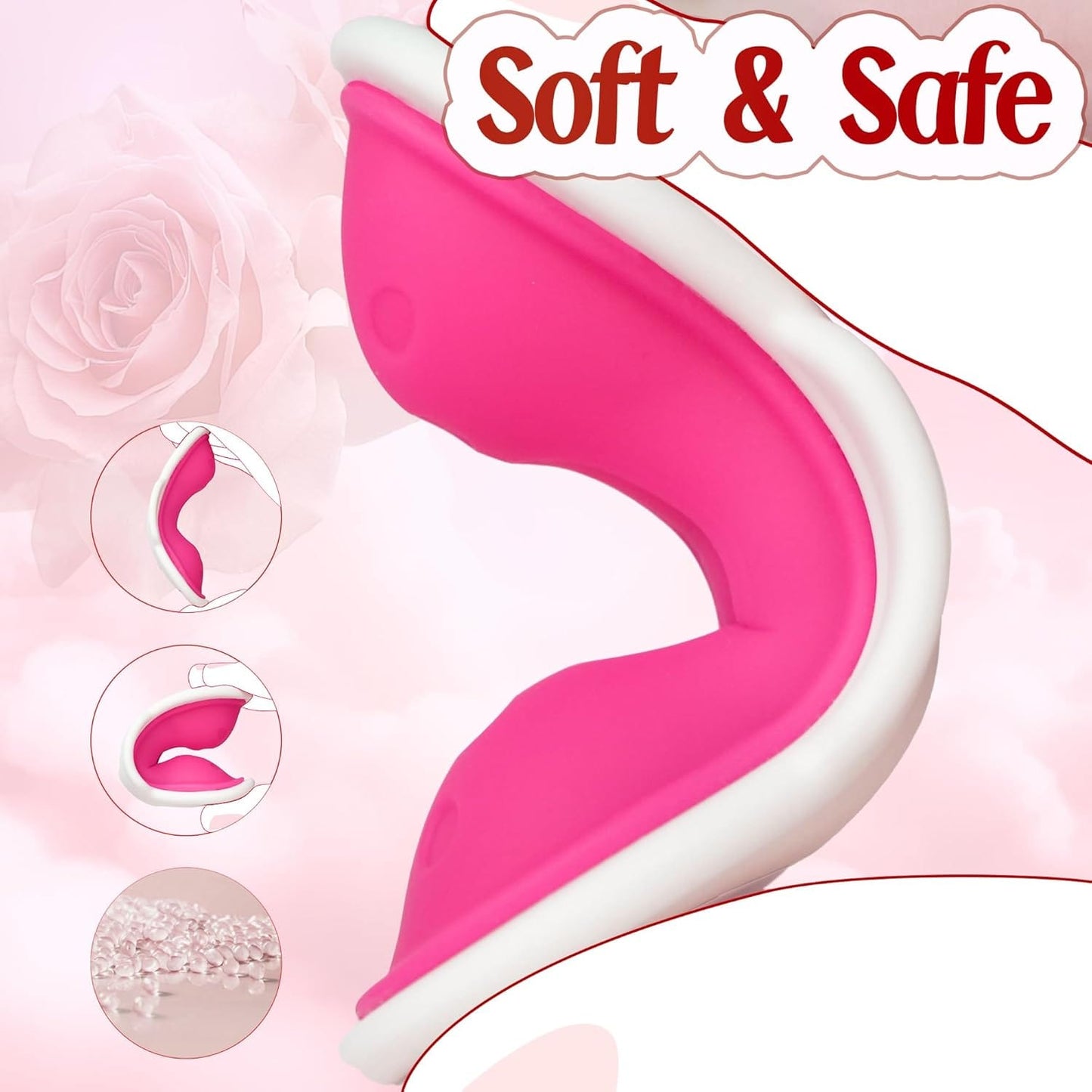 Wearable Panty Vibrators Clit Nipple Stimulator With Remote App Control