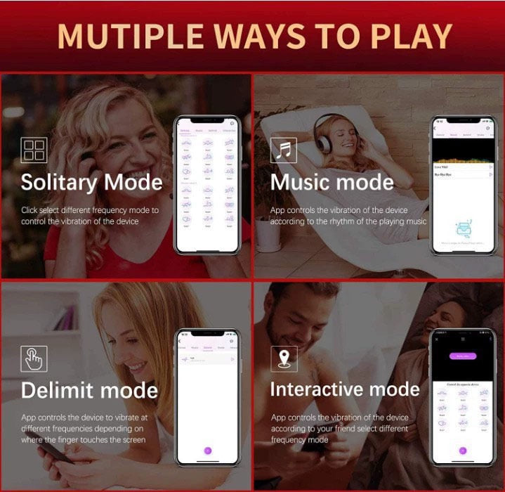 Rose Red APP & Afstandsbediening Draagbaar Slipje – Draagbare Clitoriszuigvibrator