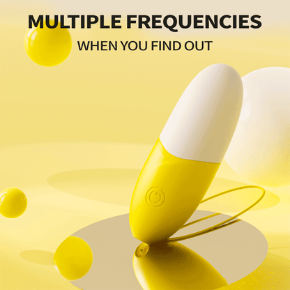 Banana-shape Mute Portable Muti-frequency Wearable Remote Control Women Vibrator