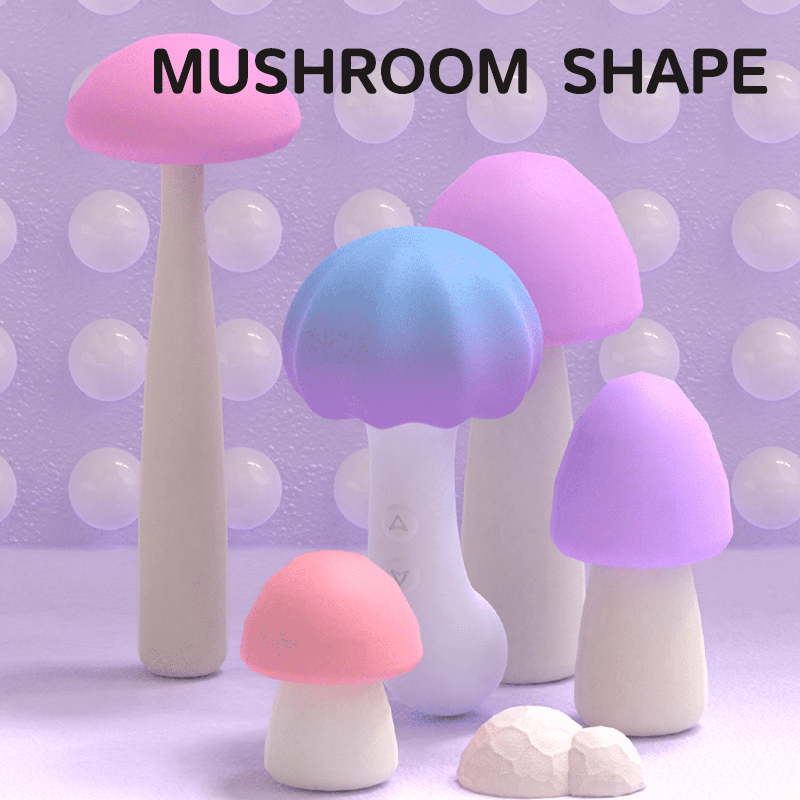 Mushroom Double-head G-spot Clitoral Vibrator