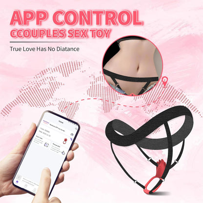 Wearable Panty Vibrator Vibrating Penis Ring Clitoral Stimulator 9 Vibration Modes