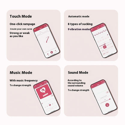 Female Toys clock Alarm Sucking  vibrator APP Remote Control