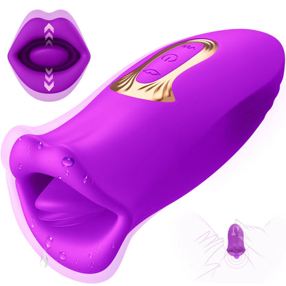 Rose Muncher 10 Biting & 10 Vibrating Modes Stimulate Nipple Clitoral Women Vibrator