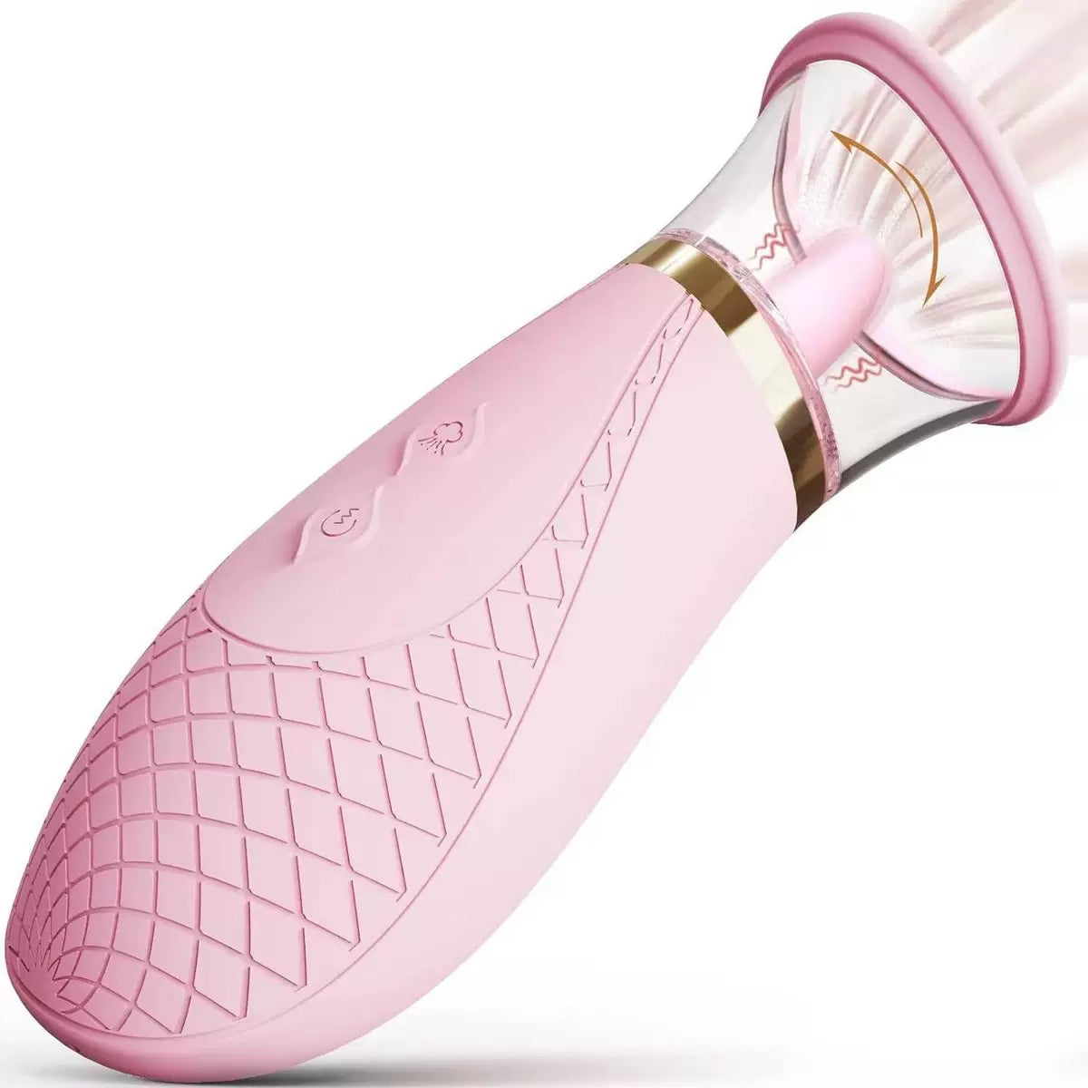 soft licking tongue tip of the clitoral stimulator