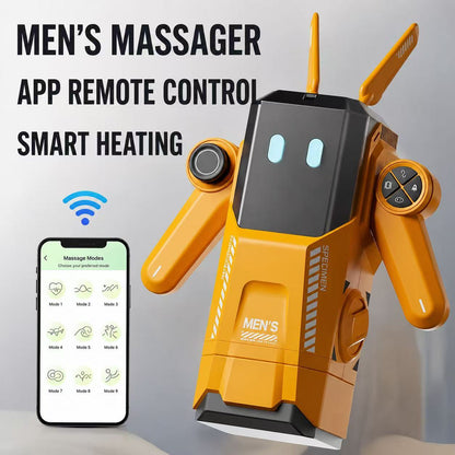 STOUCH Mech Warrior Male Masturbator – 8 Telescopic & 10 Vibration Modes with Heating