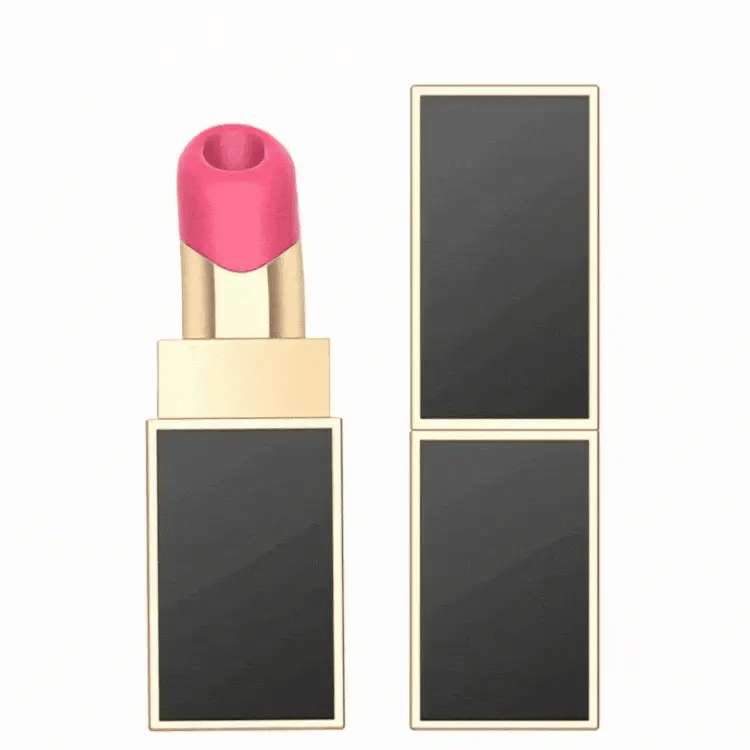 IPX6 Magnetic Charging Lipstick Disguise Sucking Vibrator – 3 Modes