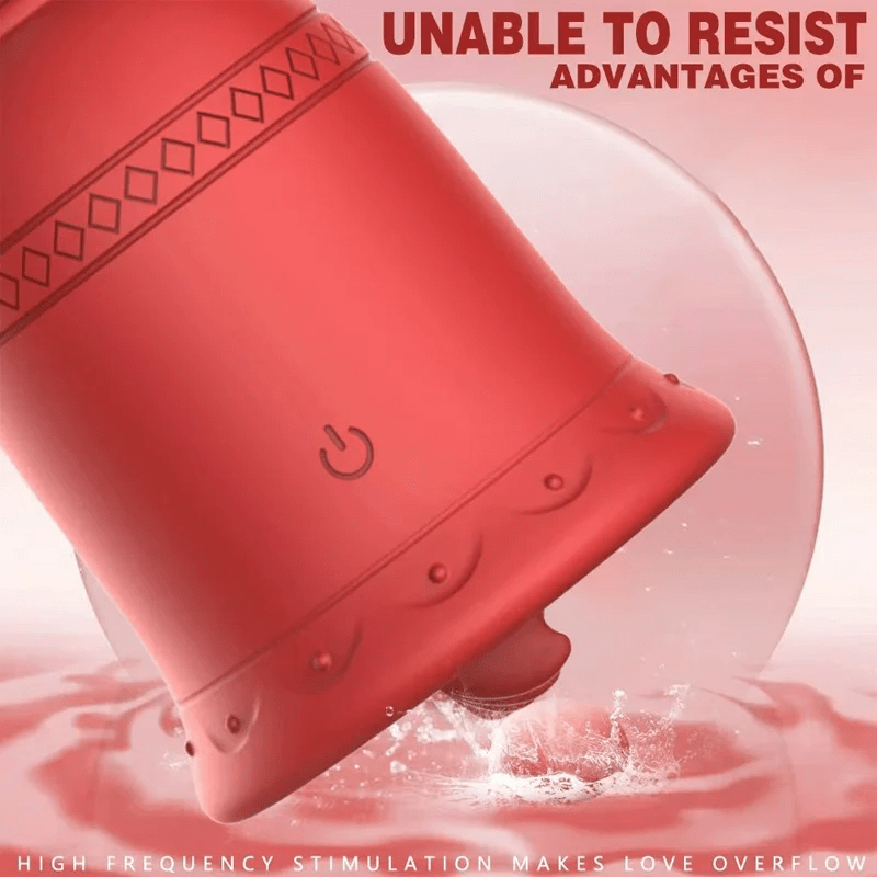 Christmas Tongue Licking Sucking Vibrator APP Controlled Clitoral Stimulator for Women