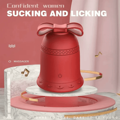 Christmas Tongue Licking Sucking Vibrator APP Controlled Clitoral Stimulator for Women