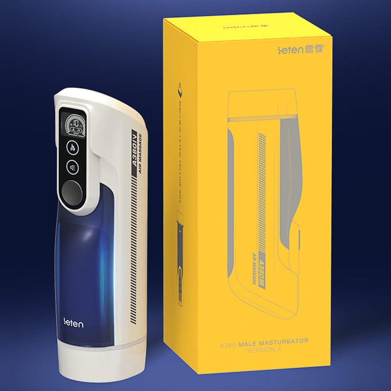 Version 4 Auto Pistons Handsfree Male Masturbator – 370 Thrusts/Min, Heating & Transparent Window