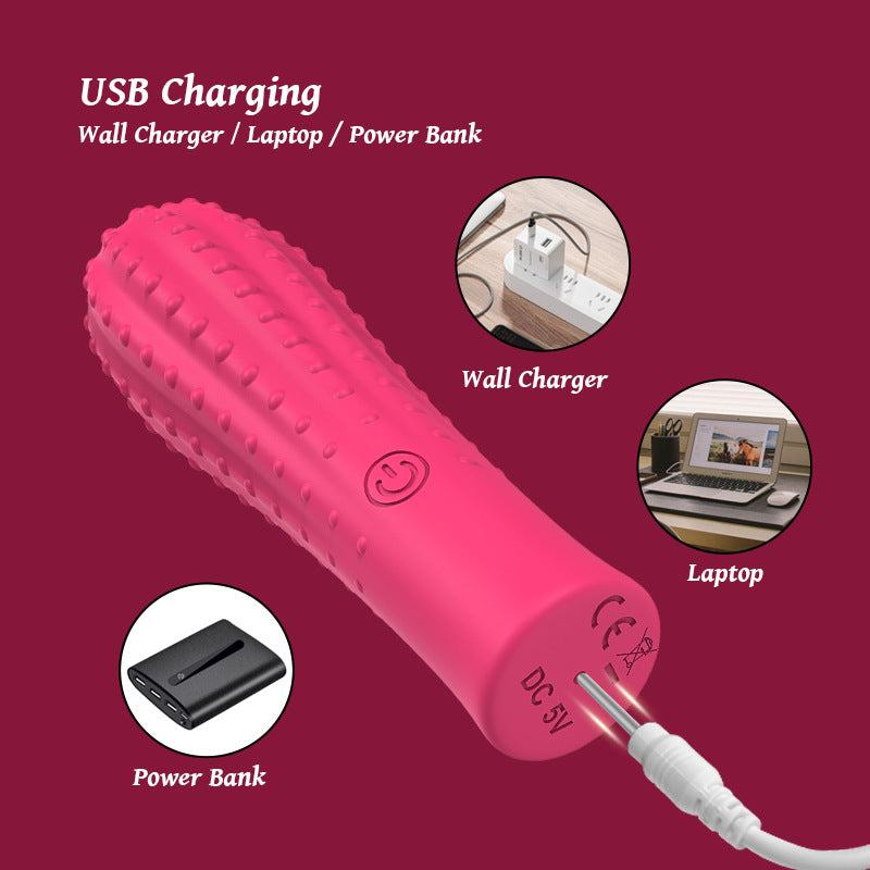 Liquid Silicone Full Coverage Glue Spiked Club 21 Frequency Vibration