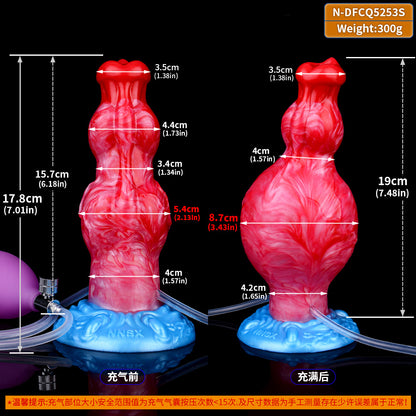 Silicone Dildo with Suction Cup & Lifelike Ejaculation