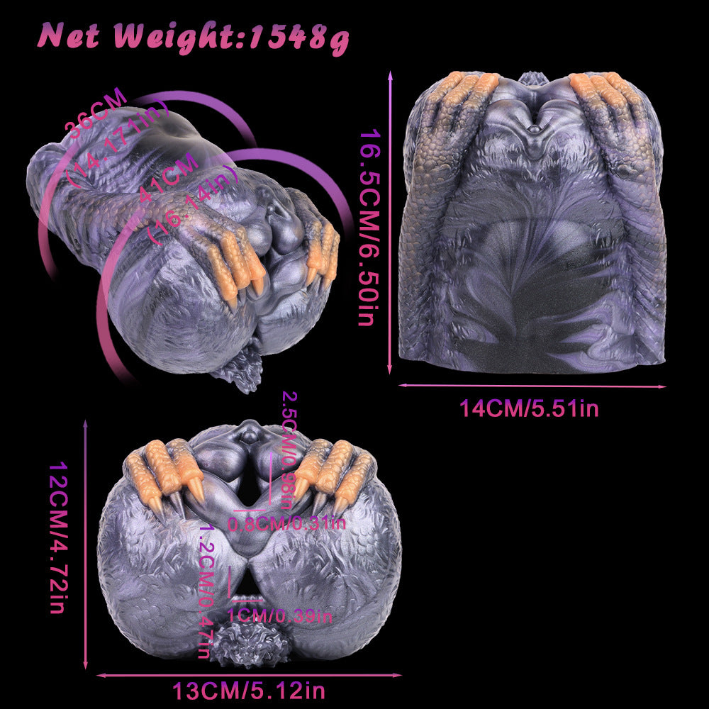 Griffin Yin Hip Inverted Model Name Male Special-shaped Aircraft Cup Alternative Silicone Cup Double Pass Stimulation