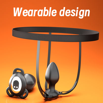 Barnes wears an anal plug app, vibration for remote control of anal stimulation and pleasure supplies, outing toys