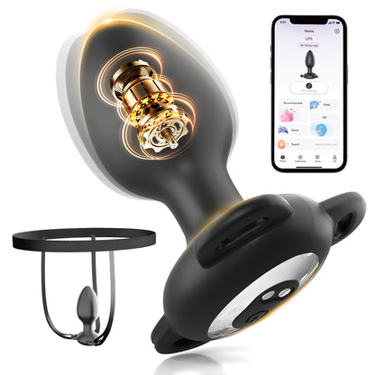 Barnes wears an anal plug app, vibration for remote control of anal stimulation and pleasure supplies, outing toys