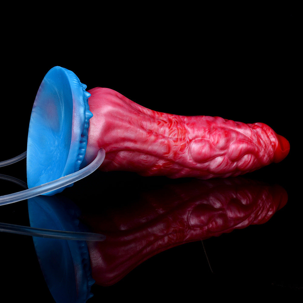 Silicone Dildo with Suction Cup & Lifelike Ejaculation