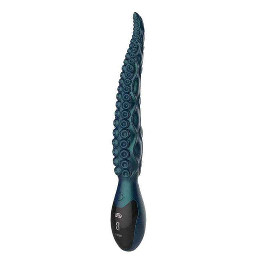 octopus tentacle vibrating dildo full shaft view