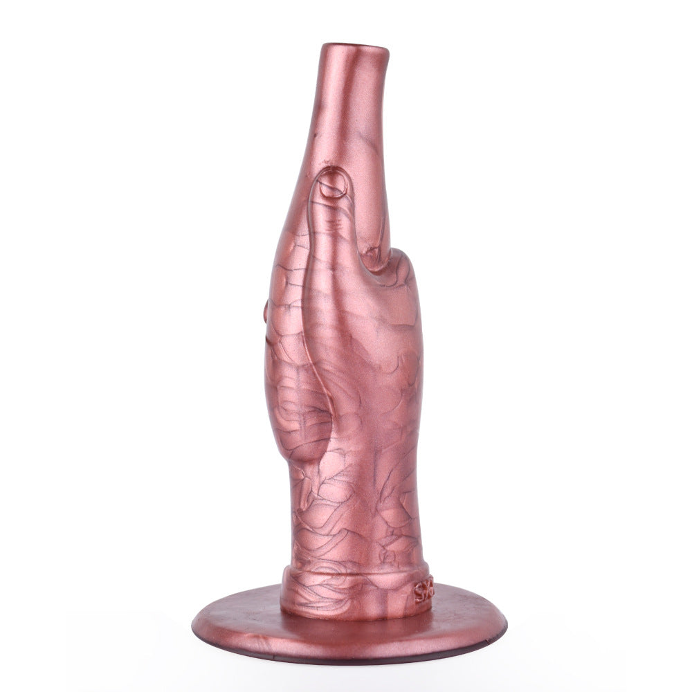 Unisex masturbation vase penis silicone anal plug couple flirting orgasm
