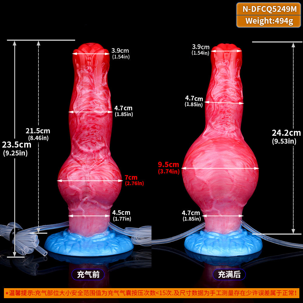 Silicone Dildo with Suction Cup & Lifelike Ejaculation