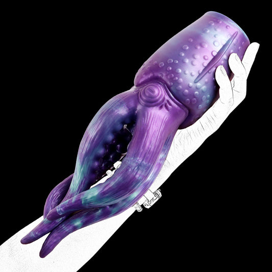 Octopus Cthulhu Deep-Sea Silicone Monster Masturbator – Dual Tentacle, Anal Plug Function