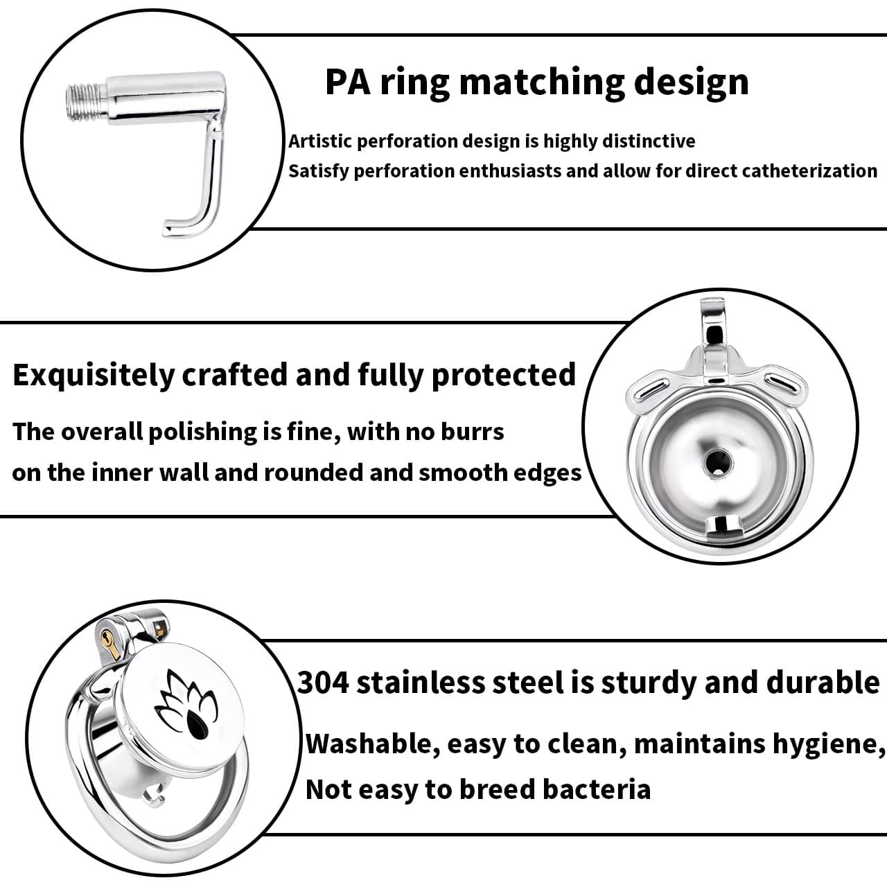 Flat Chastity Cage Chastity Belt