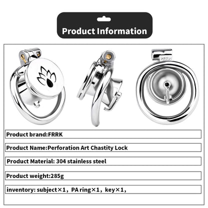 Flat Chastity Cage Chastity Belt