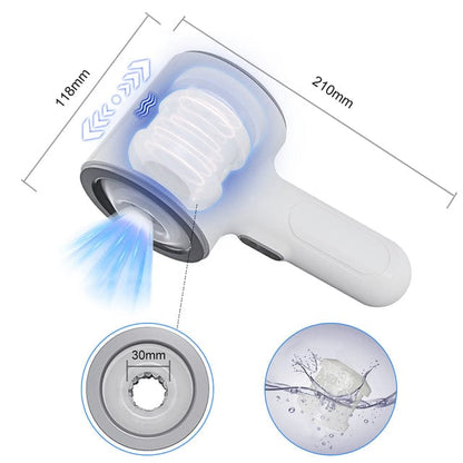 7-Frequency Telescopic Handheld Male Masturbator – Auto Expansion & Quiet Operation