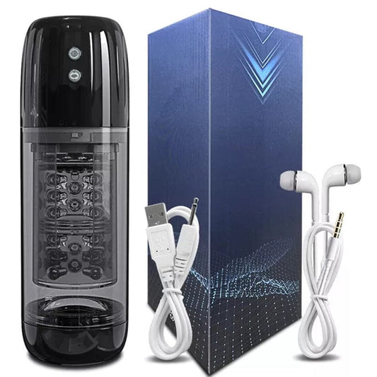 rotating suction male masturbator black 7 rotation 7 suction negative pressure ipx7