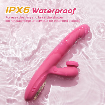 Whirlwind Thrusting G-Spot Rotation Clitoral Vibrator