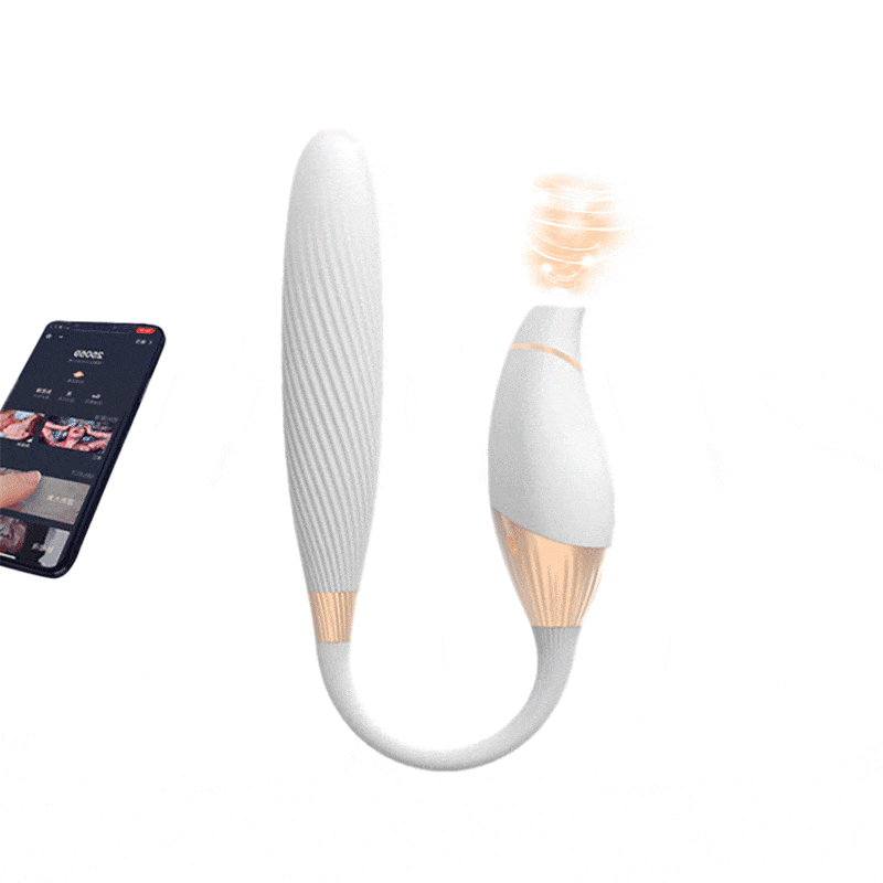Clitoral Suction Telescopic Vibrator – 12 Modes, 3 Interchangeable Heads, Heating, IPX7