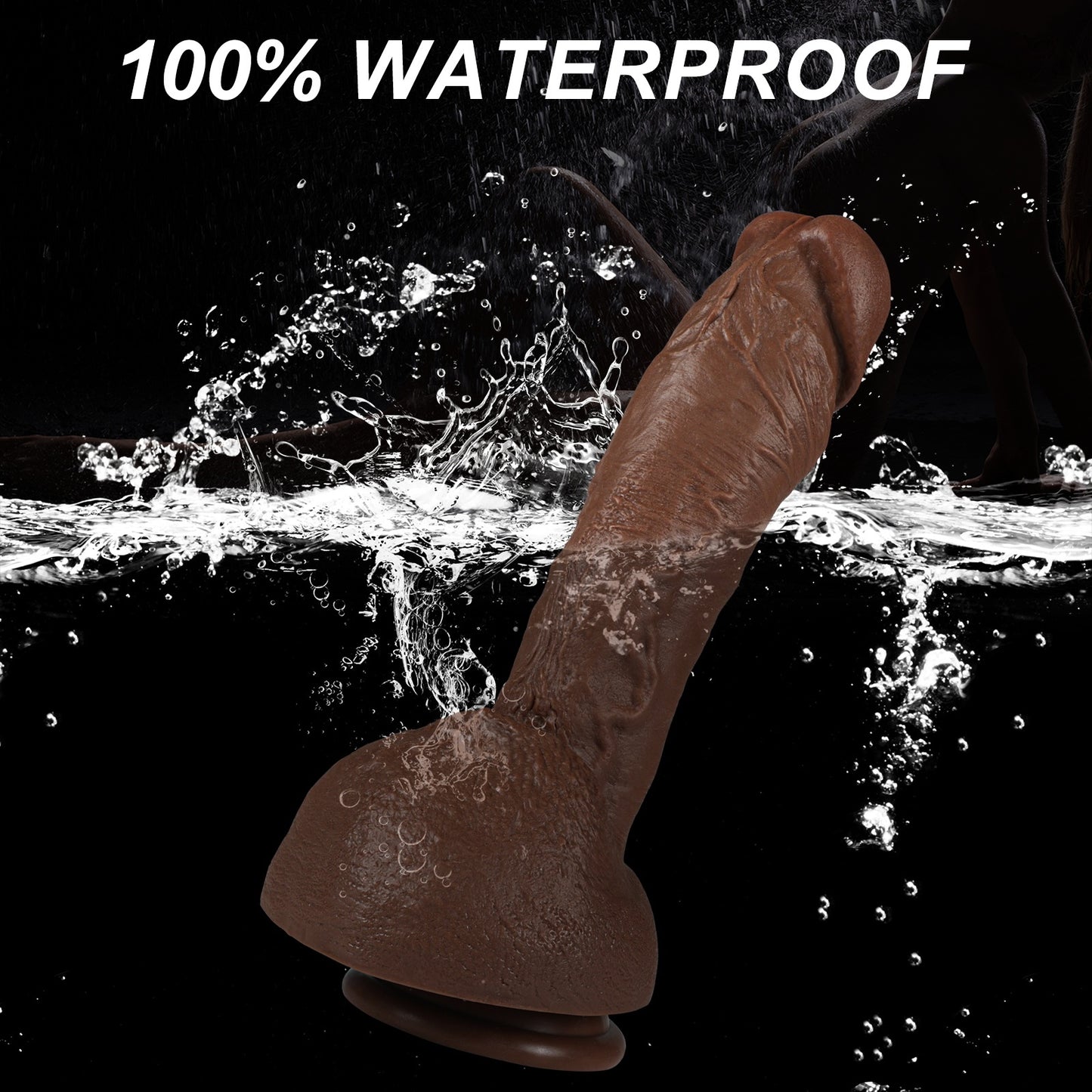 Realistic Silicone Dildo with Strong Suction