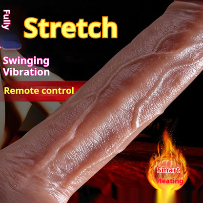 Full-automatic Retractable Vibrator Masturbation Device Women's Toy