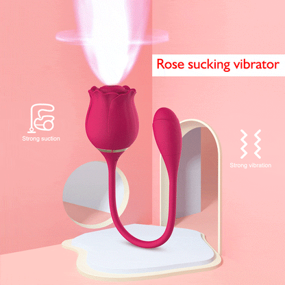 Rose Vibrators Sucker Oral Vagina Sucking Vibrator