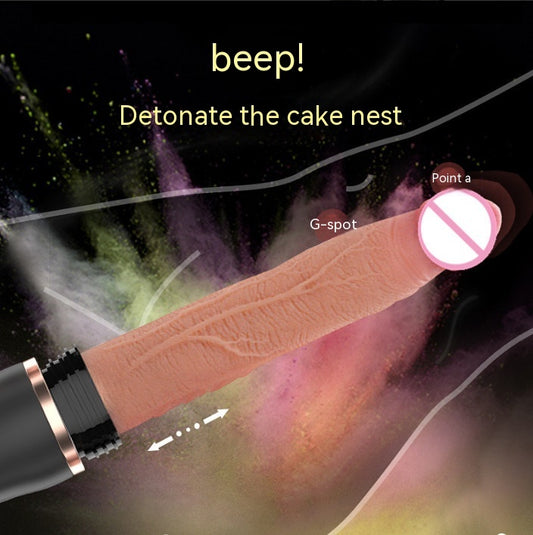 ElectricRetractable Female Silicone Desire