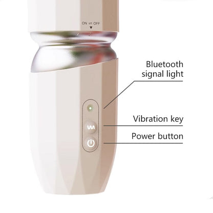 Telescopic Dildo Sex Machine App Control With Hand Free Sucker