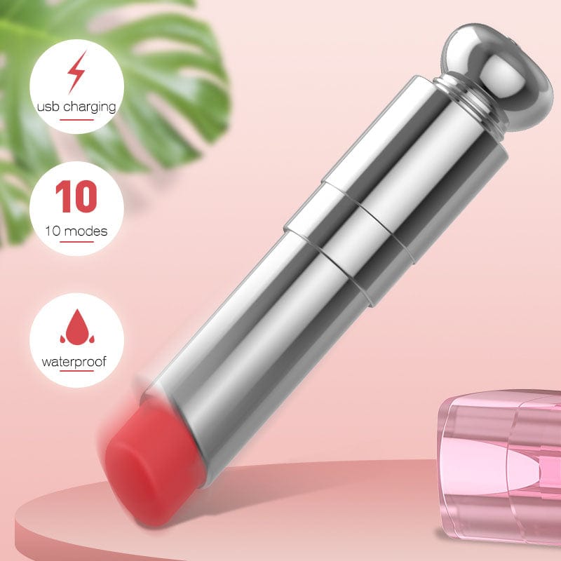 Lippy 1.0 - Lipstick With Egg Skipping Women's Vibrator