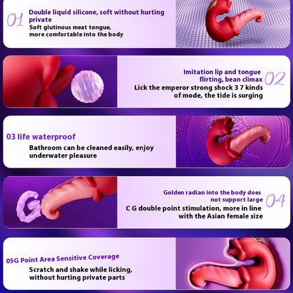 Silicone Powerful Swing Toy Simulation