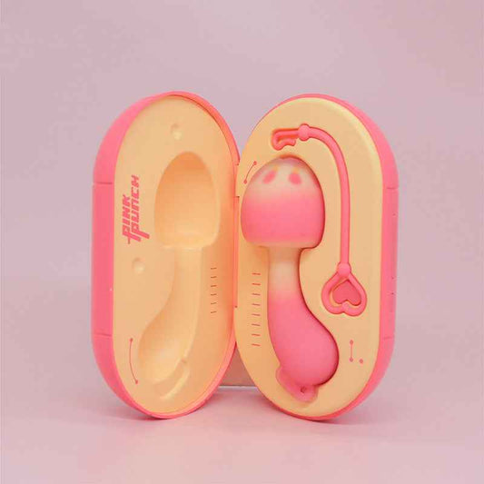 Pink Remote Control Egg Disguise Vibrator – 9x3cm Silicone, 50dB Quiet, USB