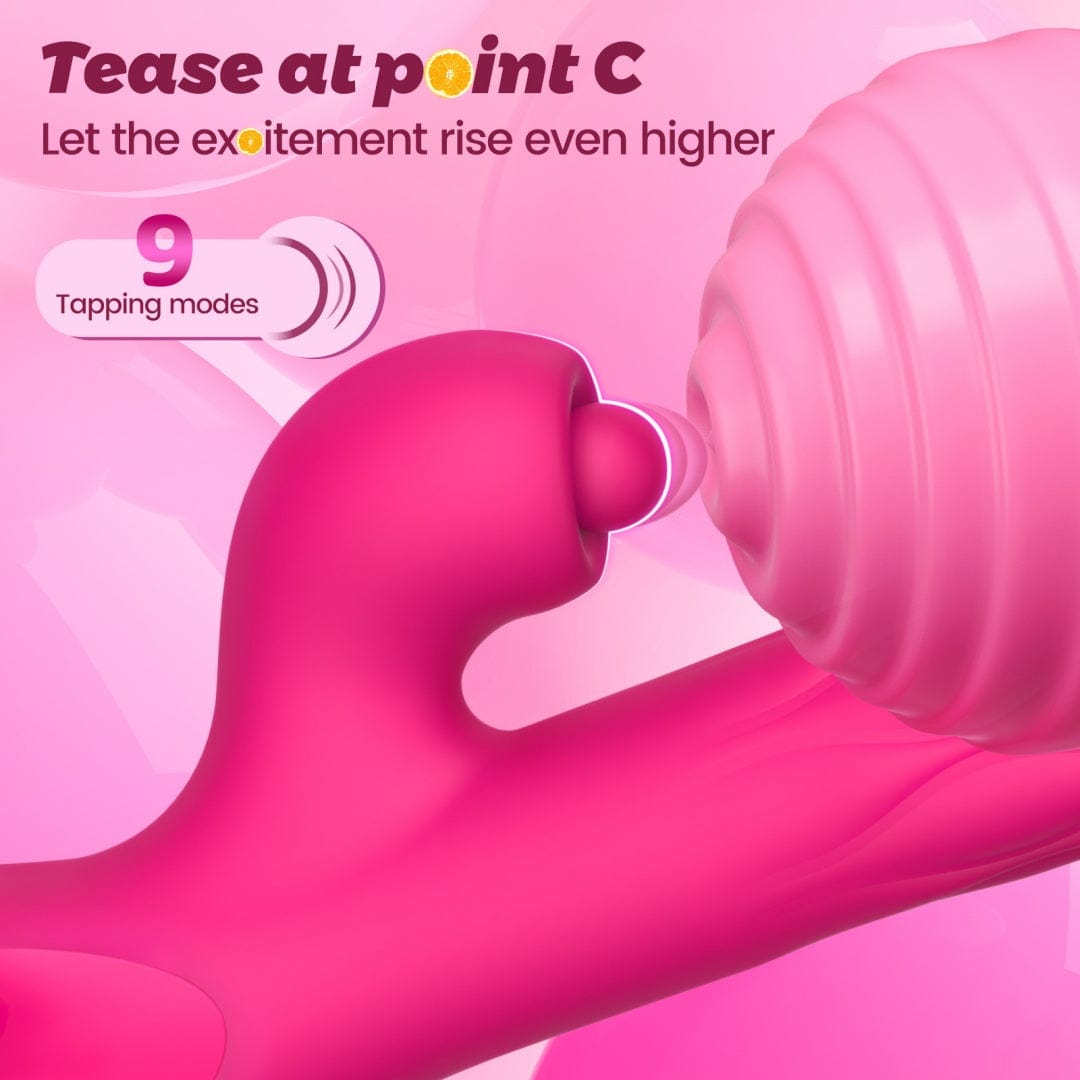 Jinny 4 In 1 Clitoris Tapping G-spot Expansion Vibrator App Control