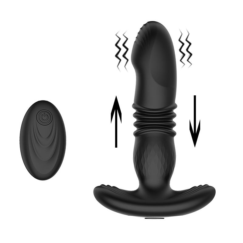 Wireless Remote Control Telescopic Butt Plug Men And Women General Supplies