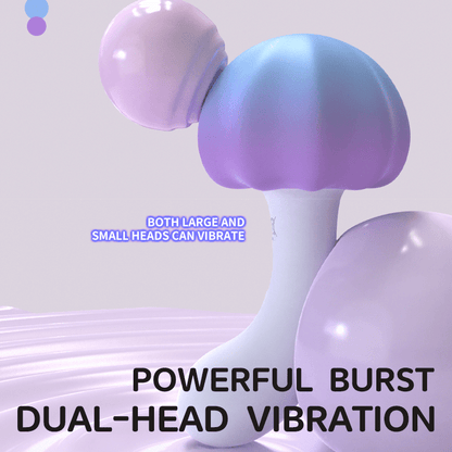 Mushroom Double-head G-spot Clitoral Vibrator