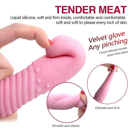 10 Speed Tongue Vibrator Female Masturbation G-spot Multifunction