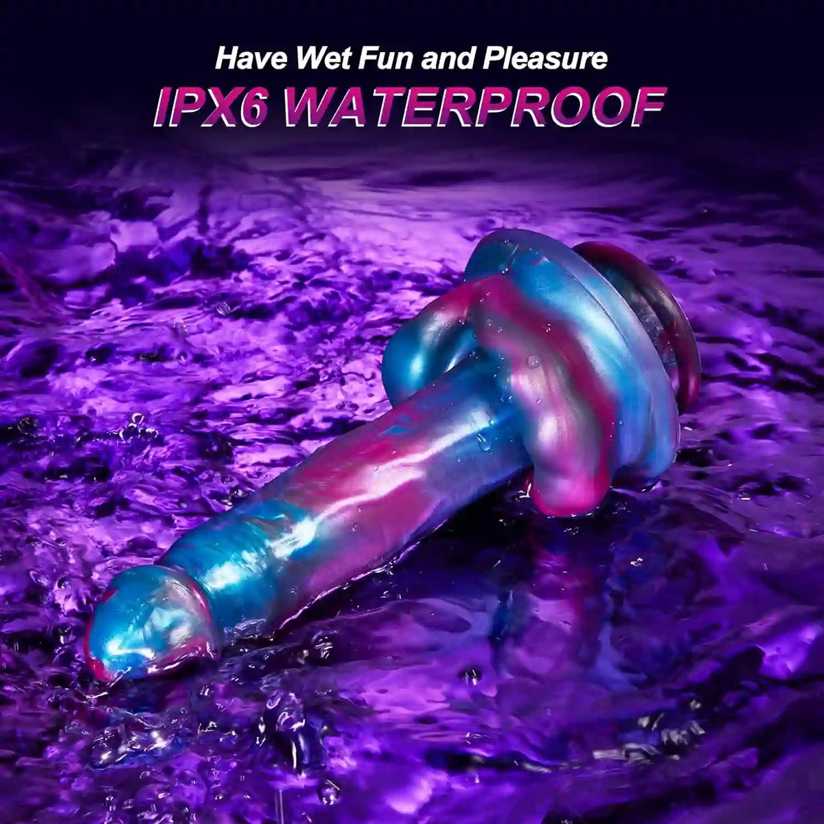 Dildo Fantasia com Vibração e Impulsão – Aquecimento a 40℃, Estimulação de Ponto G e Clitoriana, IPX6