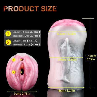 Dolphin Monster Masturbator – Dual-Channel, 4 Styles & 3-in-1