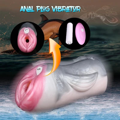 Dolphin Monster Masturbator – Dual-Channel, 4 Styles & 3-in-1
