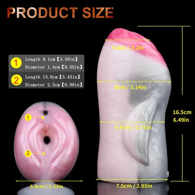 Dolphin Monster Masturbator – Dual-Channel, 4 Styles & 3-in-1
