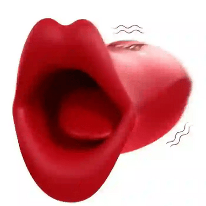 YOVIX- Rose Big Mouth Sucking Tongue Clitoral Vibrator
