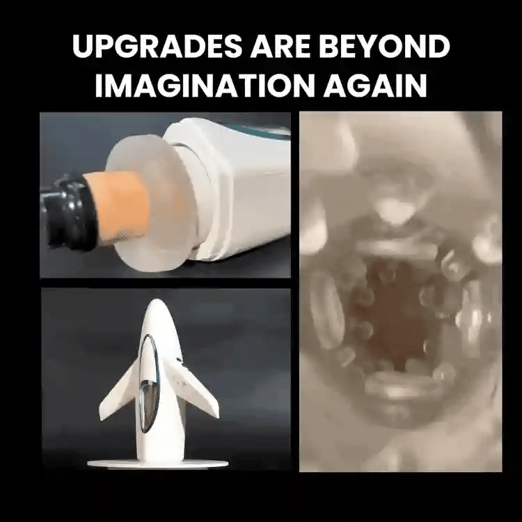 Masturbador Masculino Jet Fighter – Com Movimento de Impulso, Aquecimento e Multivibração